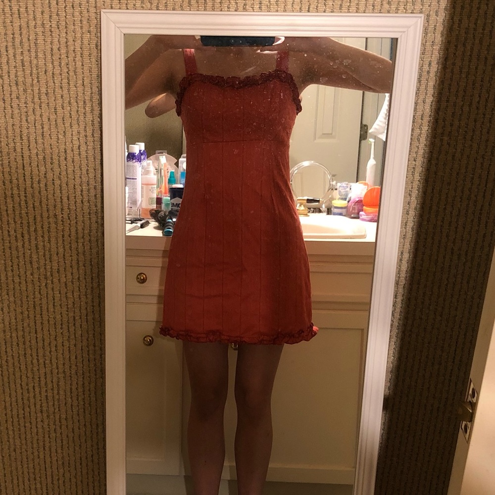 ‼️SOLD ON DEPOP‼️PacSun Orange Dress - Picture 4 of 4